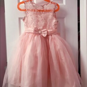 Little Girls Embroidered-Bodice Dress